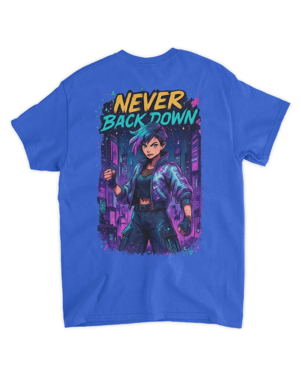 Retro 90s Anime Cyberpunk Warrior T-Shirt