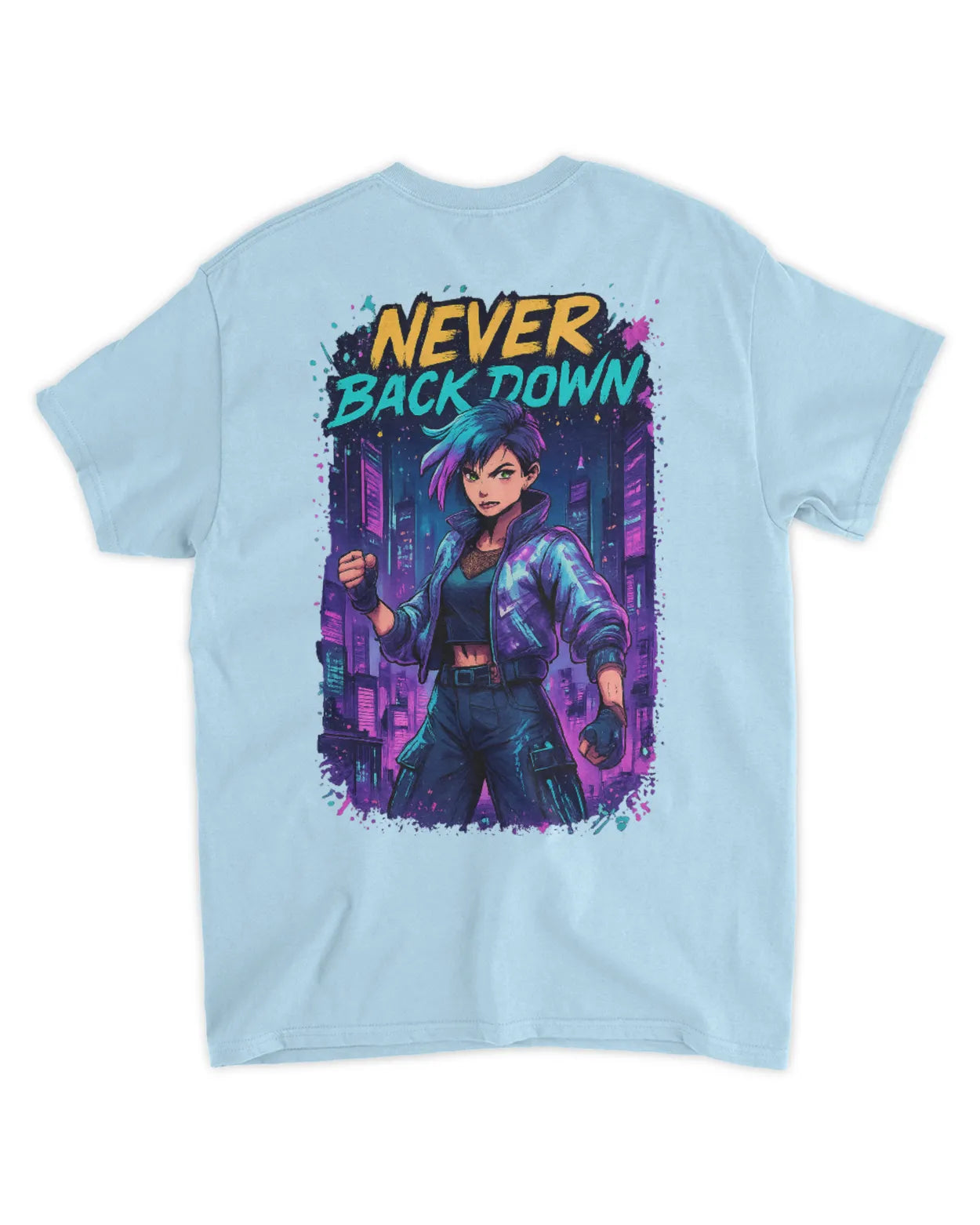 Retro 90s Anime Cyberpunk Warrior T-Shirt