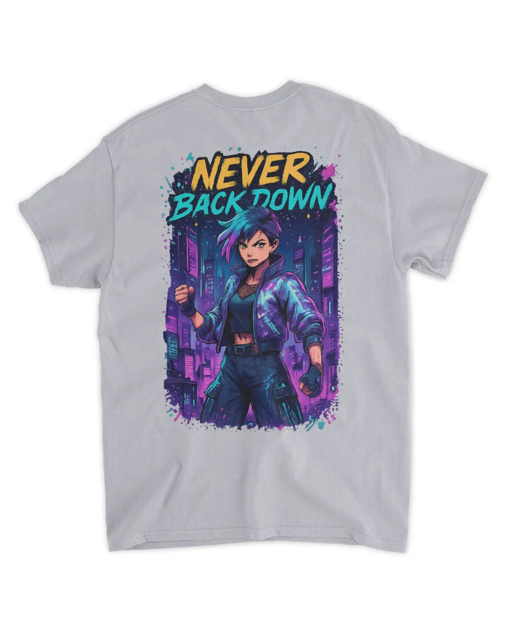 Retro 90s Anime Cyberpunk Warrior T-Shirt