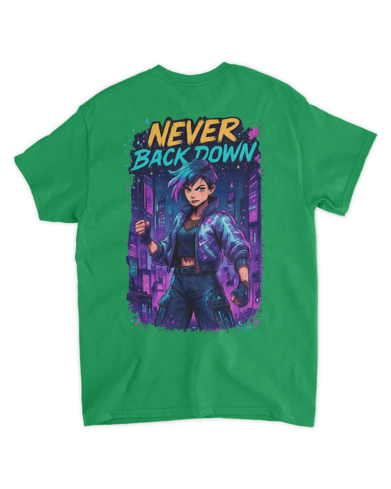 Retro 90s Anime Cyberpunk Warrior T-Shirt