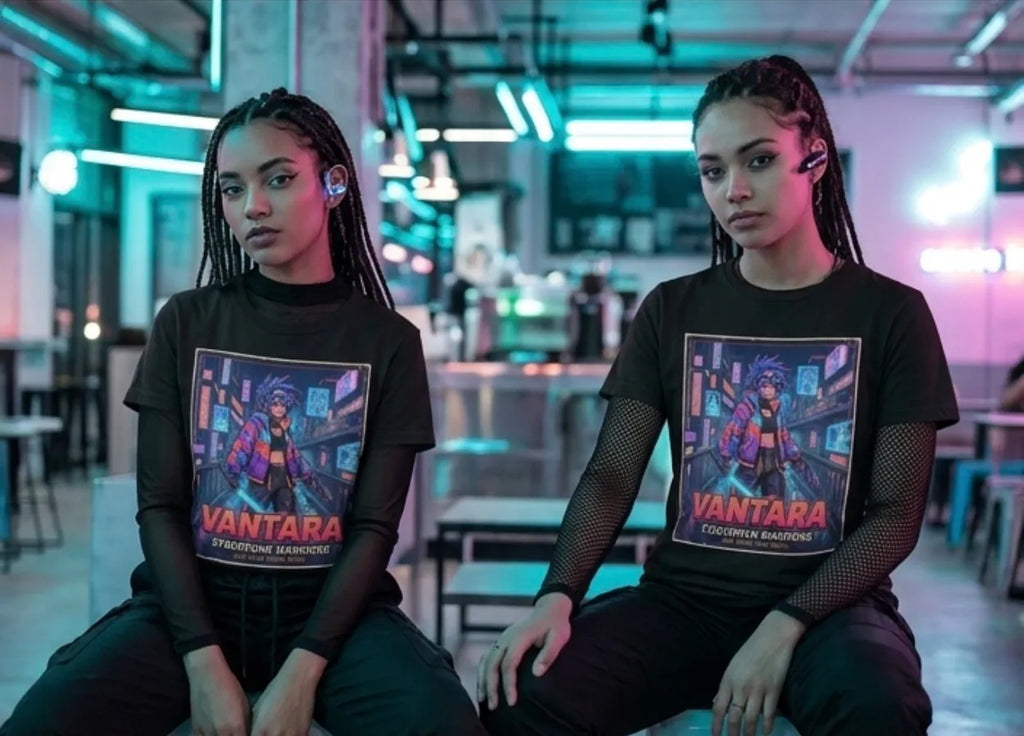 Retro 90s Anime Cyberpunk Warrior T-Shirt